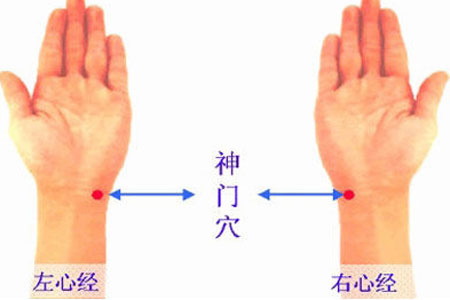 按壓神門穴，一劑最好的安心方