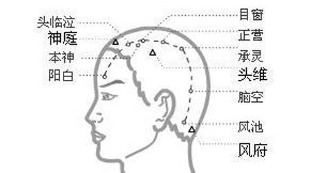 目窗穴→明目開(kāi)竅