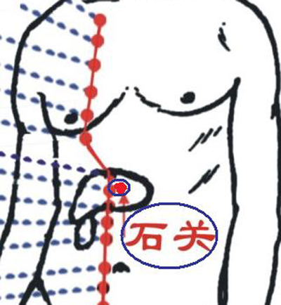 石關穴→調理氣血