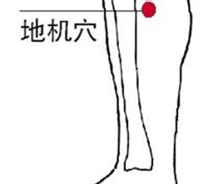 地機穴→調經止帶