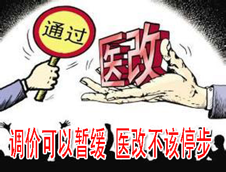 調(diào)價(jià)可以暫緩 醫(yī)改不該停步